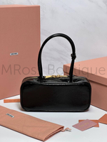 Сумка Miu Miu Beau naplak patent лакированная черная