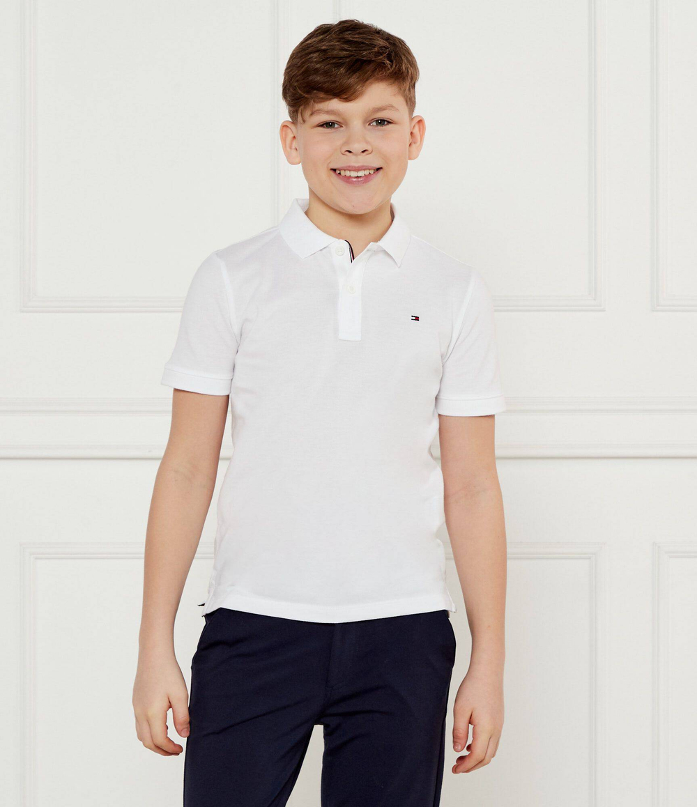 Поло Tommy Hilfiger - белый(KB0KB09103)