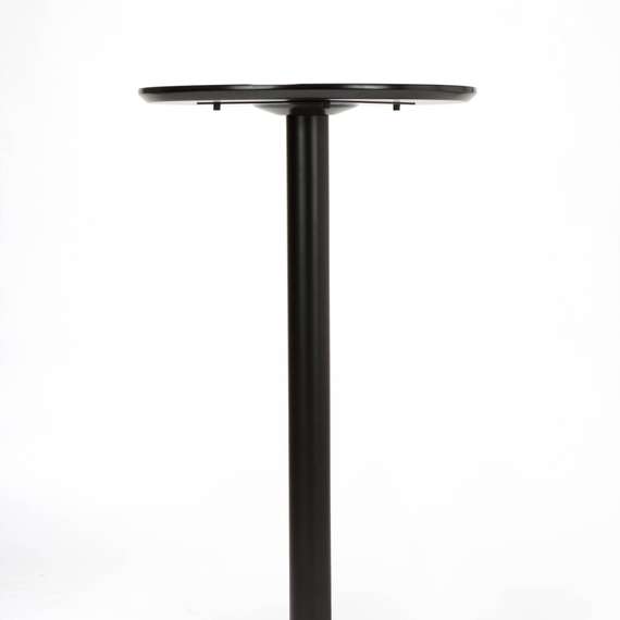 Барный стол Calgary Ø60х110 см, черный меламин