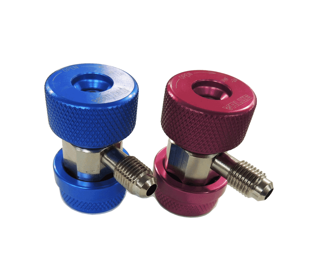 ОБОРУДОВАНИЕ ДЛЯ ЗАПР. КОНД ФИТИНГ VHF-A латунный (под углом 90, резьба 1/4 SAE наружн.) (2шт.)