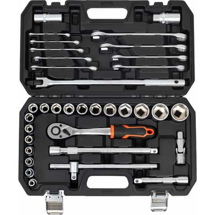 Набор головок и принадлежностей Gigant 1/2 дюйма с комбинированными ключами, 35 предметов GAS-1/2-35