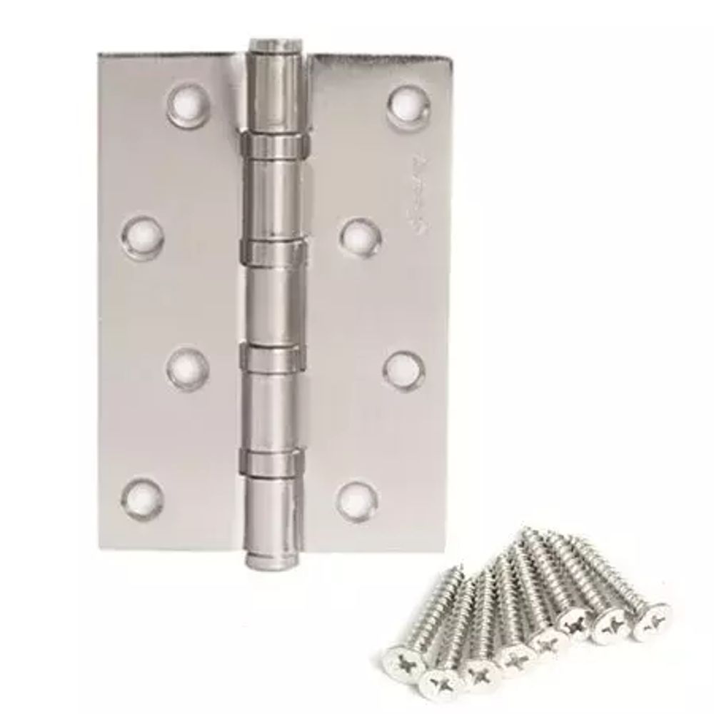 Петля УНИВЕРСАЛЬНАЯ AVERS 100*70*2.5-B4-NIS(сатин) АВЕРС(12/96) (00003322)