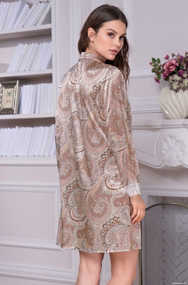 Рубашка халат на пуговицах Mia-Amore CLEMENTINA КЛЕМЕНТИНА 3457