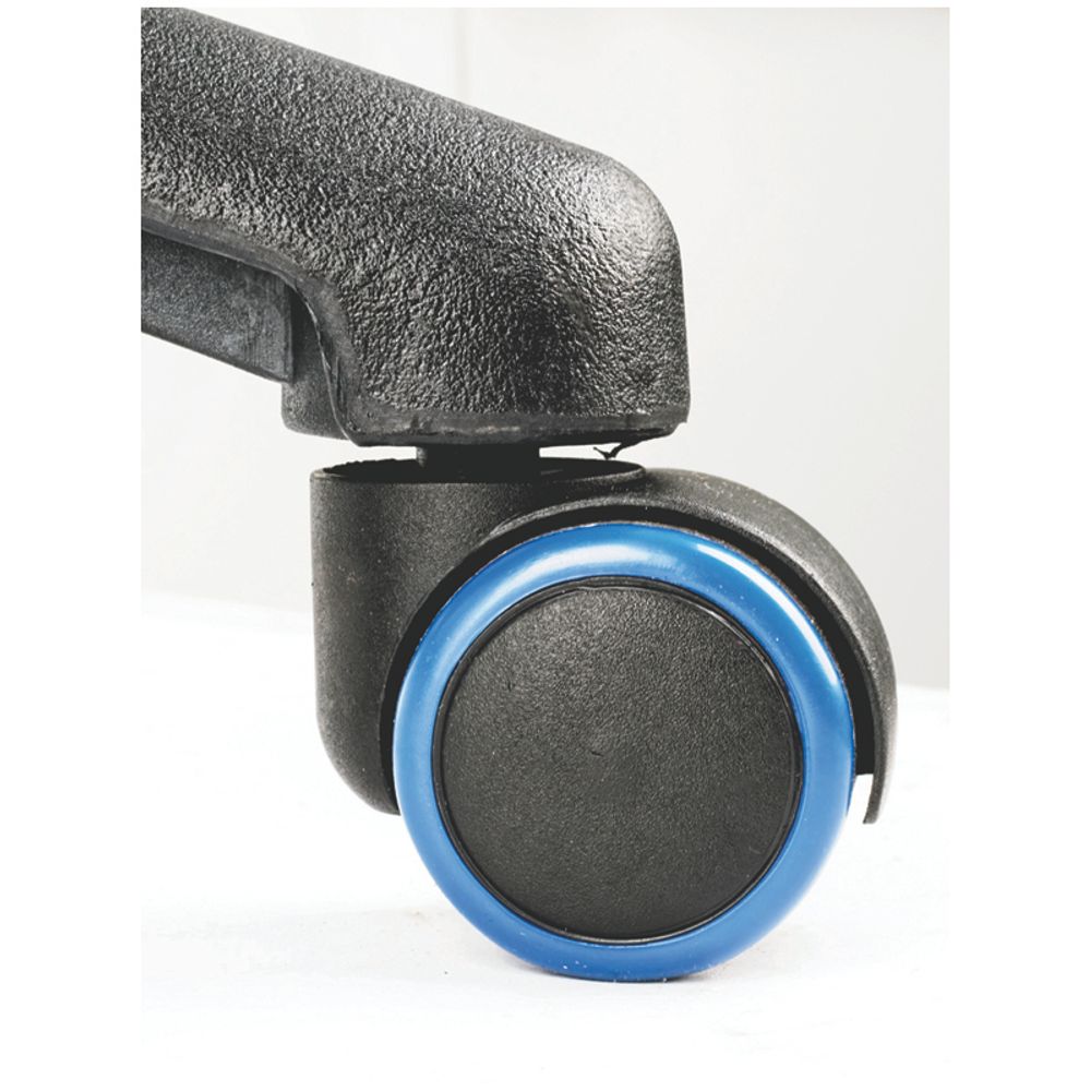 Кресло игровое Helmi HL-S06 "Highway", экокожа/ткань черная/синяя