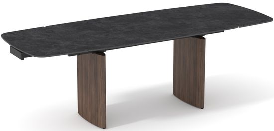 Стол обеденный Giant раскладной 160-240х90 см керамика темная