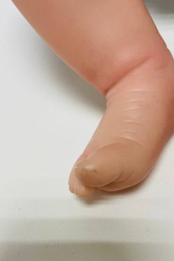 УЦЕНКА2 Кукла Реборн виниловая 50см в пакете (FA-100)