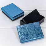 Коробка Ювелирная 11х8х3 см Набор 2 шт "Кожа крокодила" (Синий)