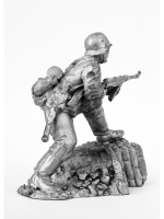 Оловянный солдатик Пехотинец Германия № 2, 1943 г.