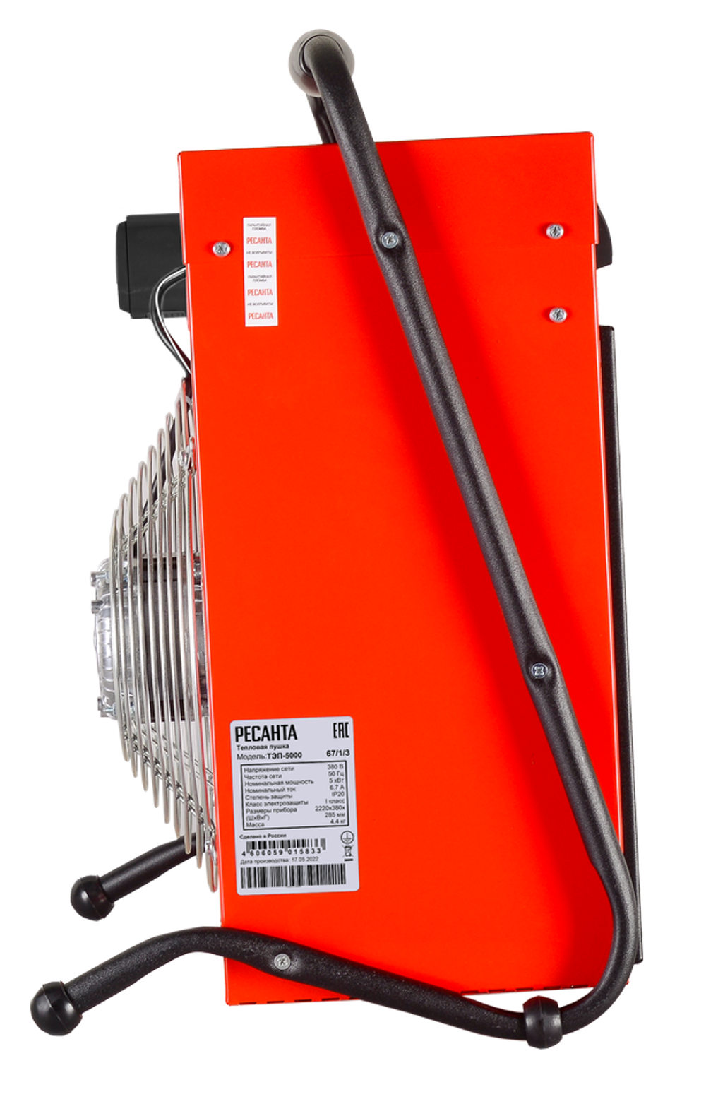 Электрический тепловентилятор РЕСАНТА ТЭП-5000 - [5 кВт / 380В]