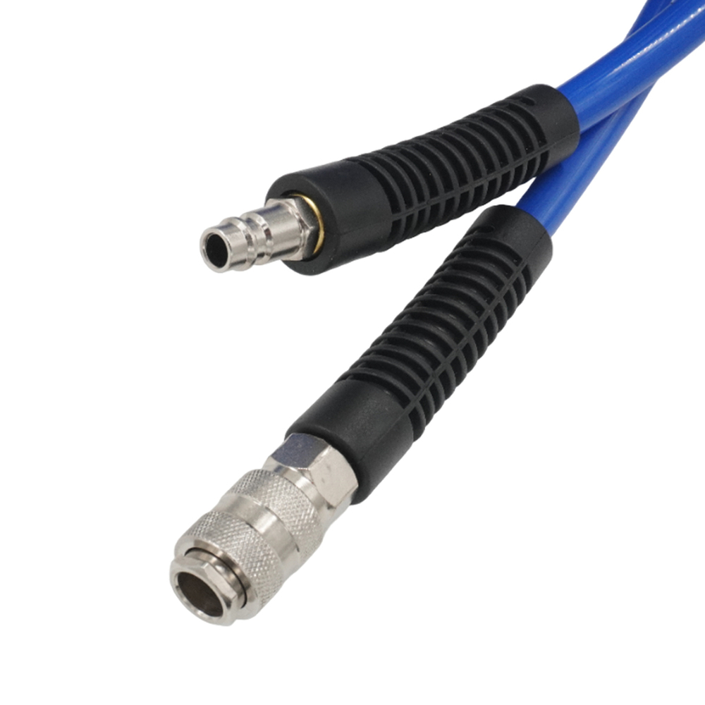 OPT-7912 Шланг пневматический спиральный с БРС, 12 м, 10*14 мм