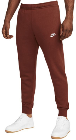 Мужские теннисные штаны Nike Sportswear Club Fleece - oxen brown/oxen brown/white