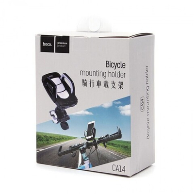 Держатель Hoco CA14 на руль велосипеда для телефонов, 010493 Серый