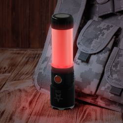 Светодиодный фонарь АРМИЯ РОССИИ MA-703 Тайфун ручной, аккумуляторный,10Вт, 6 режимов, Li аккумулятор, магнит, крючок | Универсальные  фонари