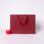 Пакет 41x31x12, бордо, лента, эфалин VIP