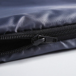 4707224 Муфта для рук на санки или коляску меховая, на молнии, цвет серый