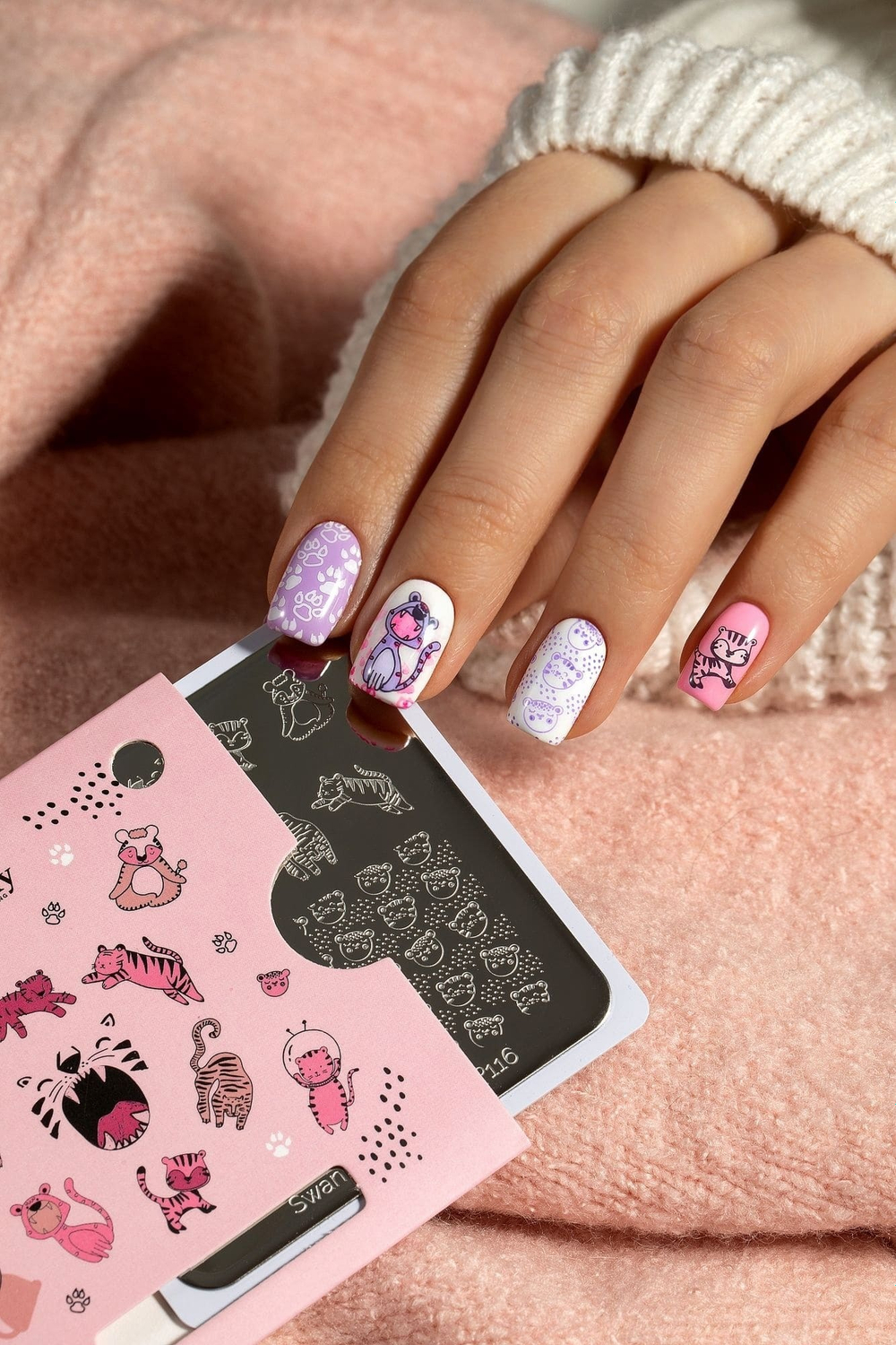 Пластина Swanky Stamping 116, маленькая 6*6см