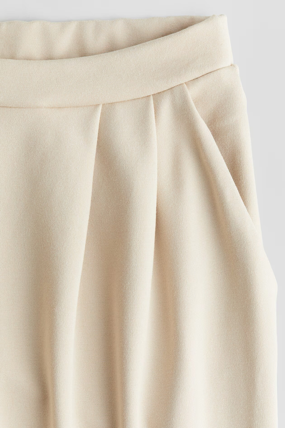 H&M Трикотажные брюки, светло-бежевый