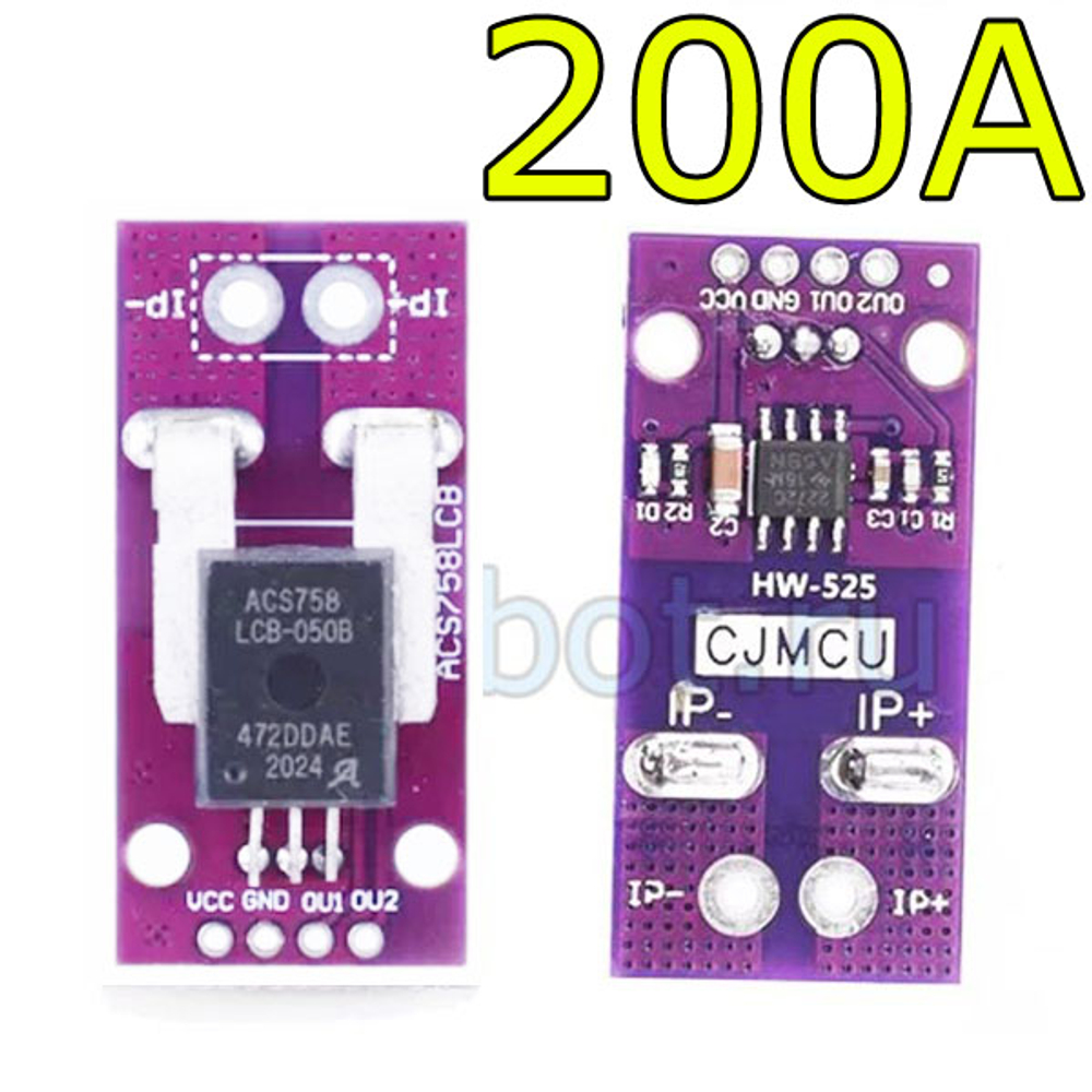 Датчик тока ACS758LCB - 200А