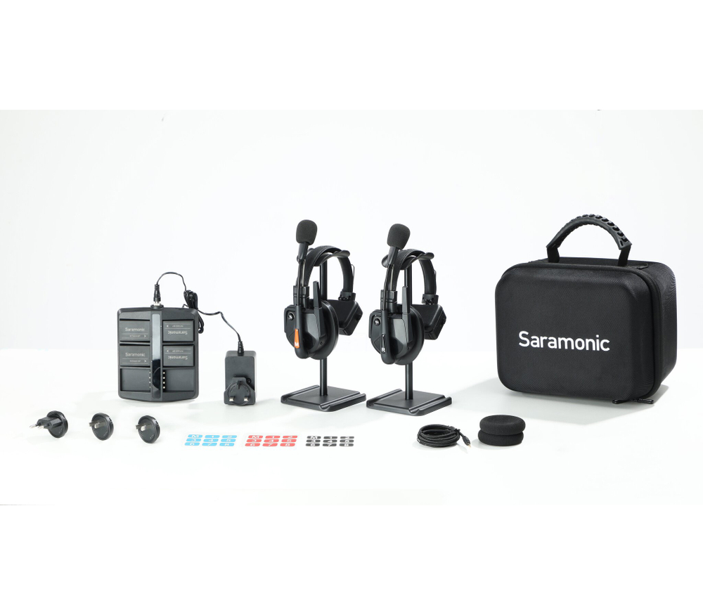 Беспроводной интерком Saramonic WiTalk9 WT2S, 1,9 ГГц, 2 гарнитуры