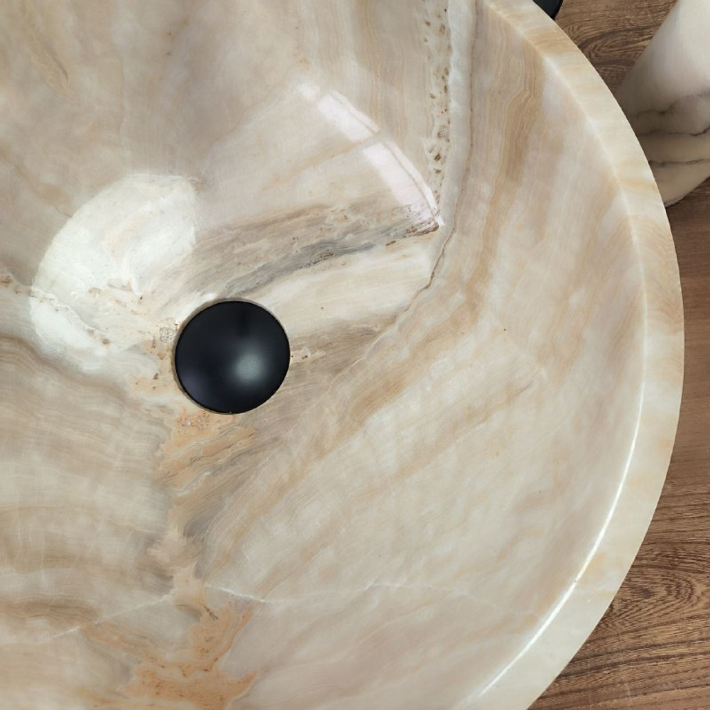 Раковина из оникса Bowl Yellow TinLip BO-62902 40*40*15 140