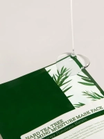 BOUQUET GARNI NARD - МАСКА ТКАНЕВАЯ ДЛЯ ЛИЦА С ЭКСТРАКТОМ ЧАЙНОГО ДЕРЕВА TEA TREE CALMING MOISTURE MASK PACK, 23 МЛ