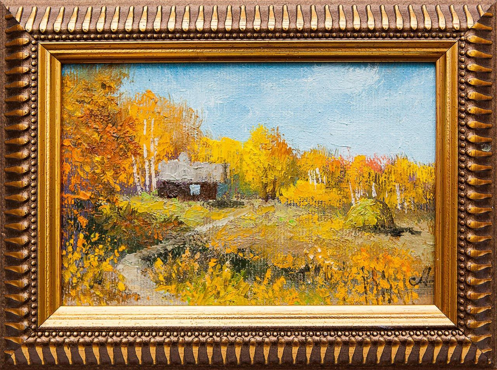 Картина маслом "Пейзаж" Селенских