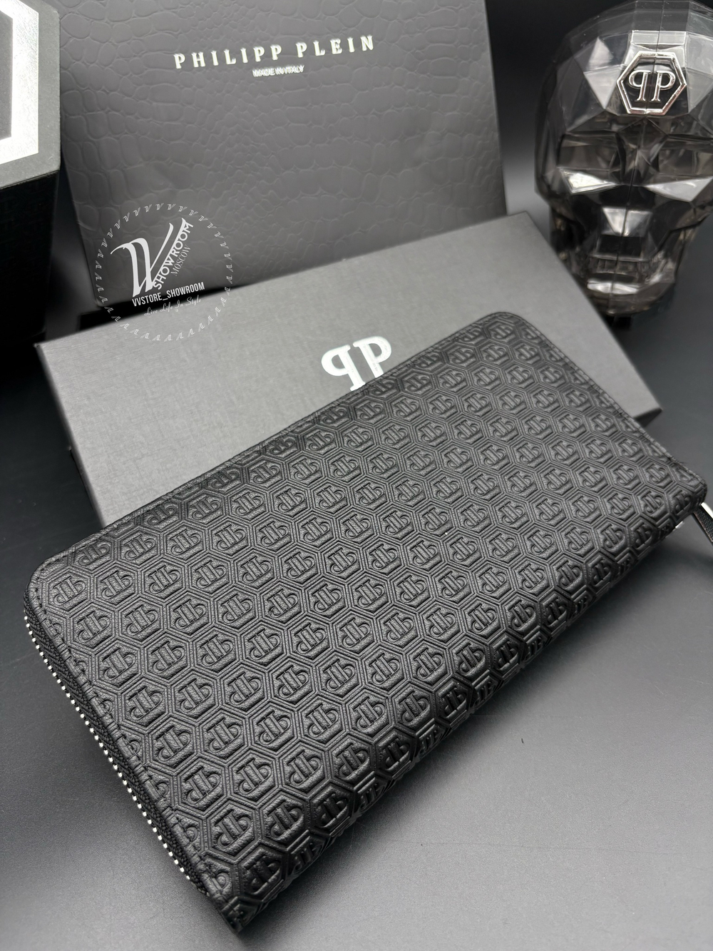 Кошелек на молнии Philipp Plein
