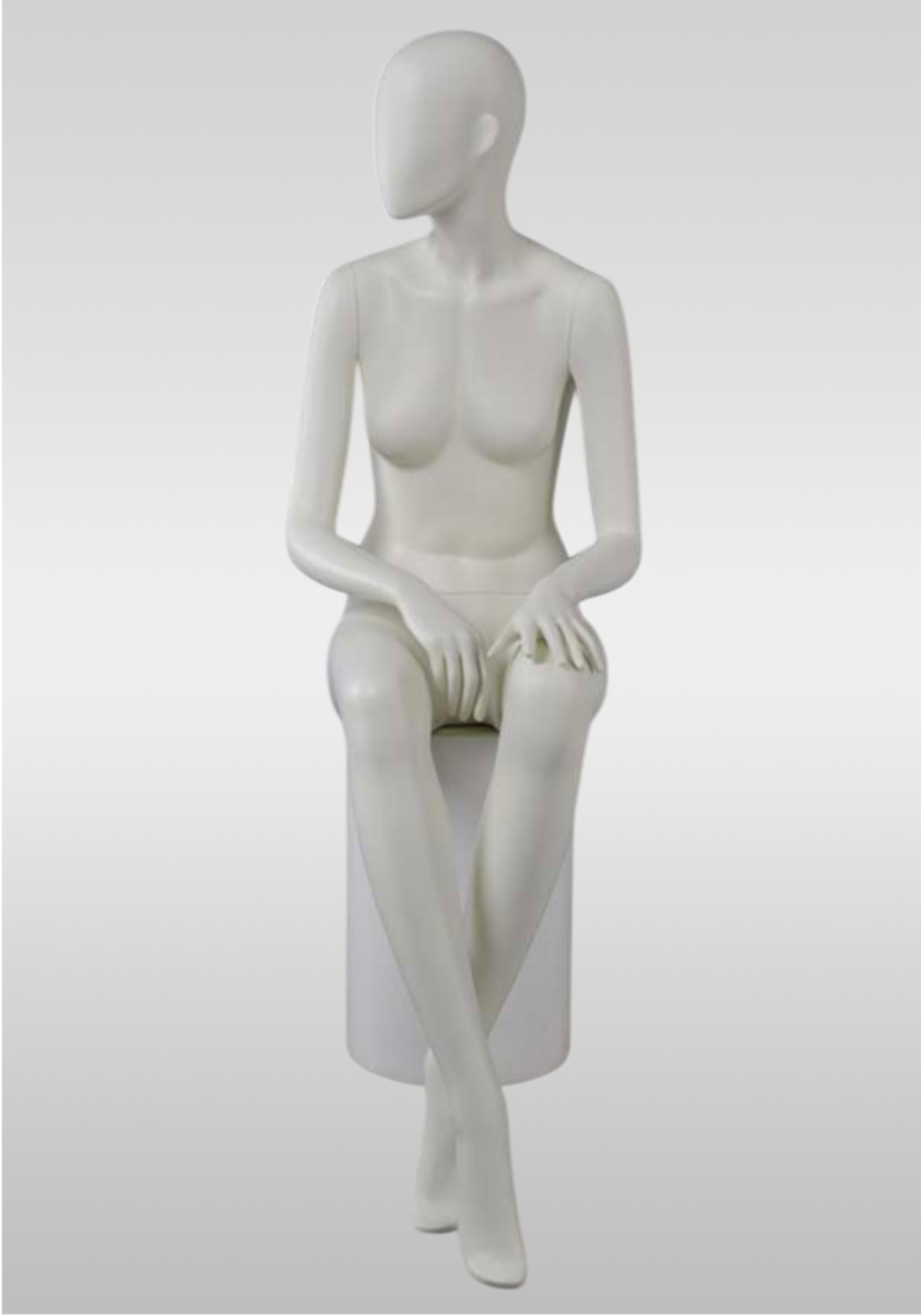 Женский абстрактный манекен Venus 4/Белый матовый