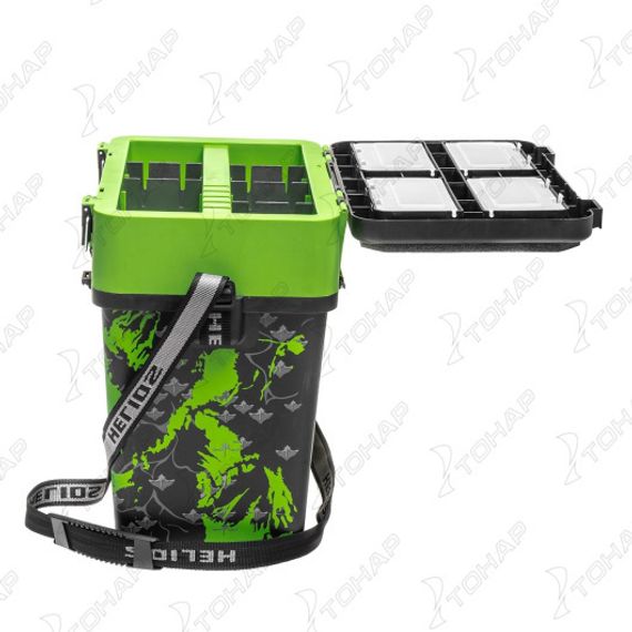 Ящик рыболовный зимний SHARK салатовый (HS-IB-19-SHG) Helios