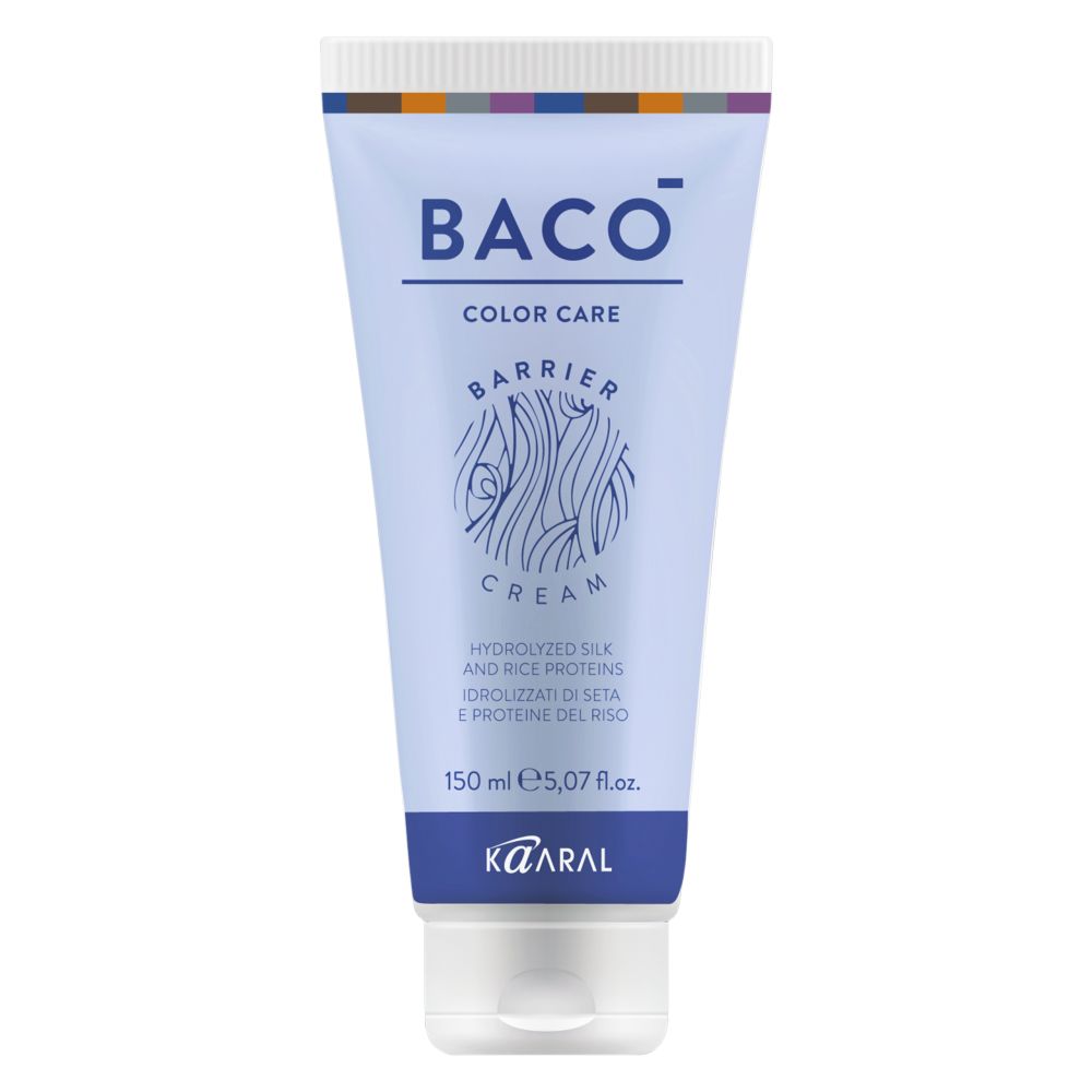 Крем-барьер KAARAL Baco Color Care Barrier Cream защитный с гидролизатами шелка и рисовыми протеинами - 150 мл.