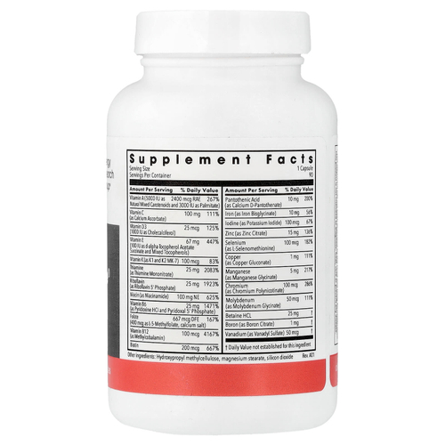 Metabolic Maintenance, The Big One®, мультивитамины с железом, 90 вегетарианских капсул