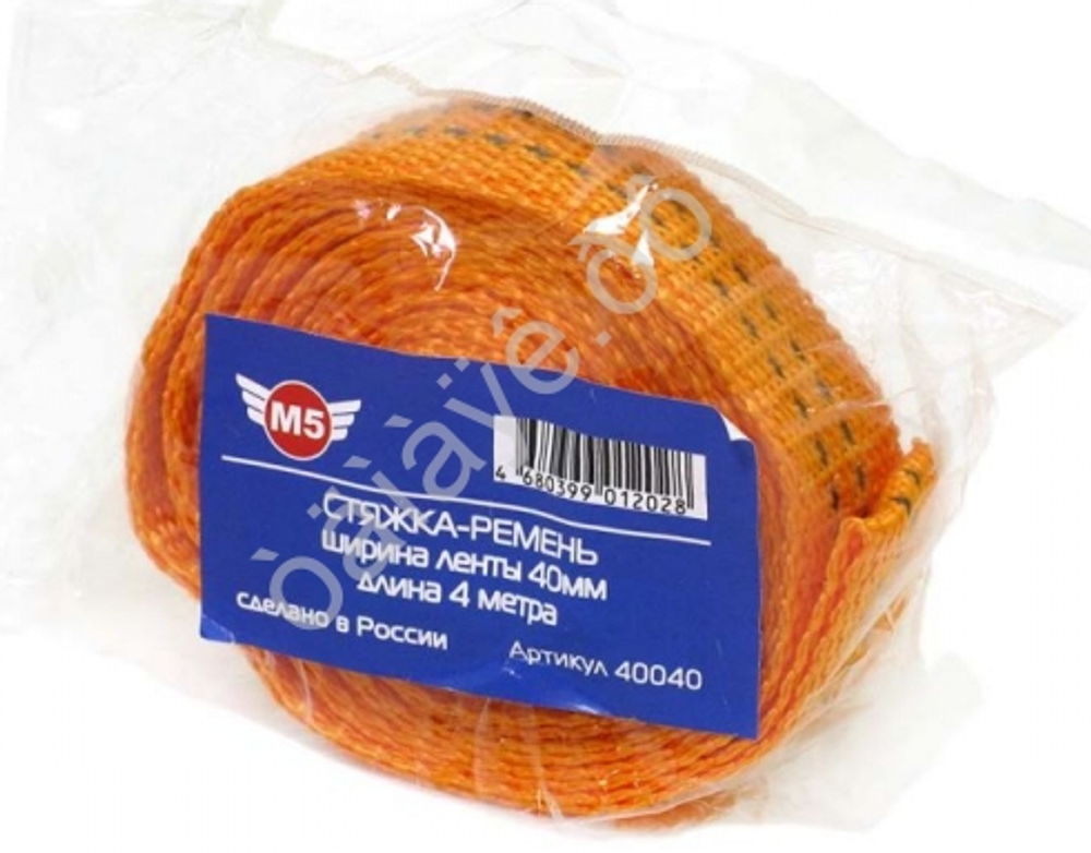 Стяжка груза  4м шир ленты 40мм М5 40040