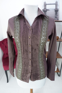 Блузка Tahna из хлопка практичная 44 размер, новая