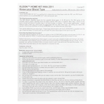 D'adamo, Eldon, Набор для определения типа крови, 1 набор для самостоятельного тестирования