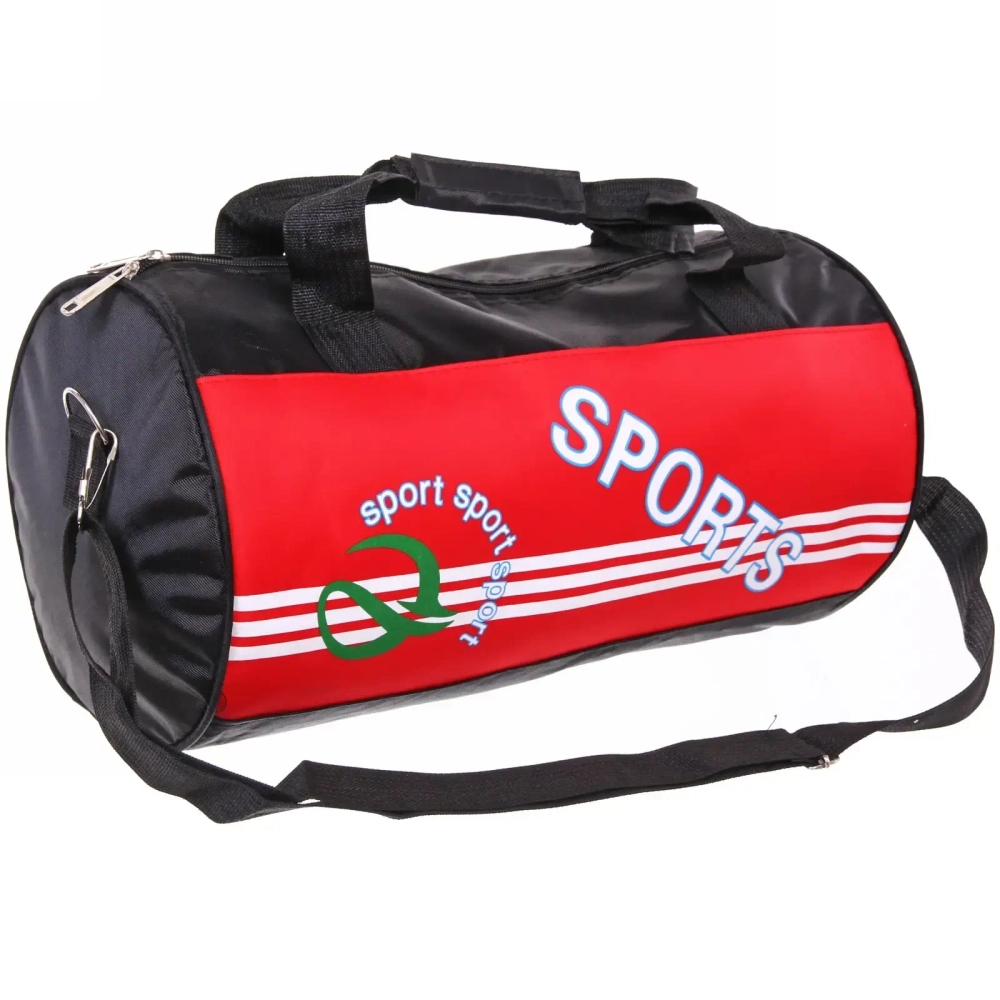 Сумка спортивная «Sports Time», красный принт, 40*22*16 см