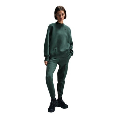 Баскетбольная женская толстовка Nike Sportswear Tech Fleece Green Sweatshirt