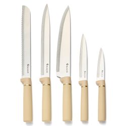 НАБОР AGNESS ИЗ 11ПР: 5 НОЖЕЙ,ПОДСТАВКА,ПОЛОВНИК,ЛОЖКА,ЛОПАТКА,ШУМОВКА,ЛОЖКА ДЛЯ СПАГЕТТИ