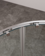 Душевой уголок Cezares MOLVENO-RH-2-120/100-C-Cr-IV, 120х100х195, профиль хром, стекло прозрачное