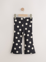 Легинсы-клеш для девочки Next AU3-614, Черный, Белый