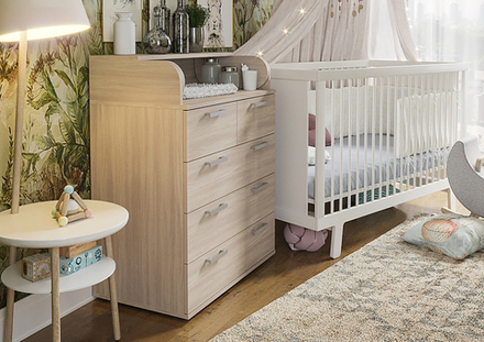 Комод № 1 К-1 М с пеленальным столиком