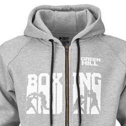 FH-10274A Толстовка на молнии BOXING серая