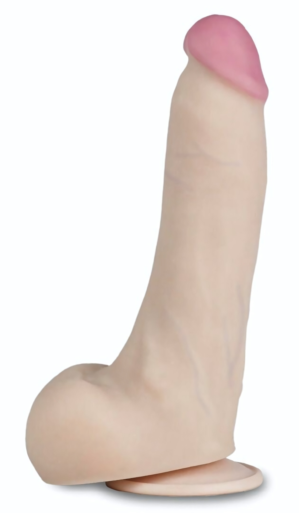 Телесный перезаряжаемый вибратор-реалистик из неоскин - 22,5 см. (Цвет: телесный)