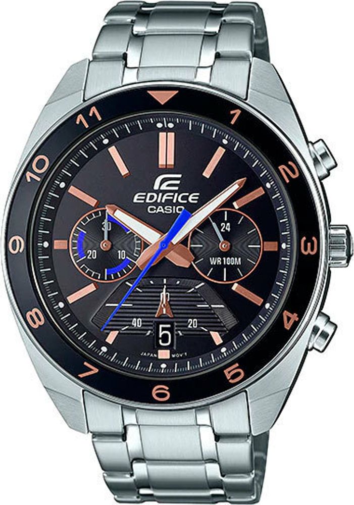 Японские наручные часы Casio Edifice EFV-590D-1AVUEF с хронографом