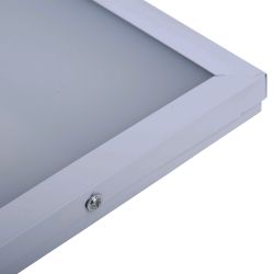 ULP-Q116 6060-36W-4000K+6500K WHITE Светильник светодиодный потолочный универсальный. Белый свет4000K-Холодный свет5000К-Дневной свет6500K. Рассеиватель матовый. Встроенный и-п. Корпус белый. ТМ Volpe