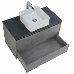 Тумба с раковиной и столешницей BelBagno KRAFT 80 Cemento Grigio