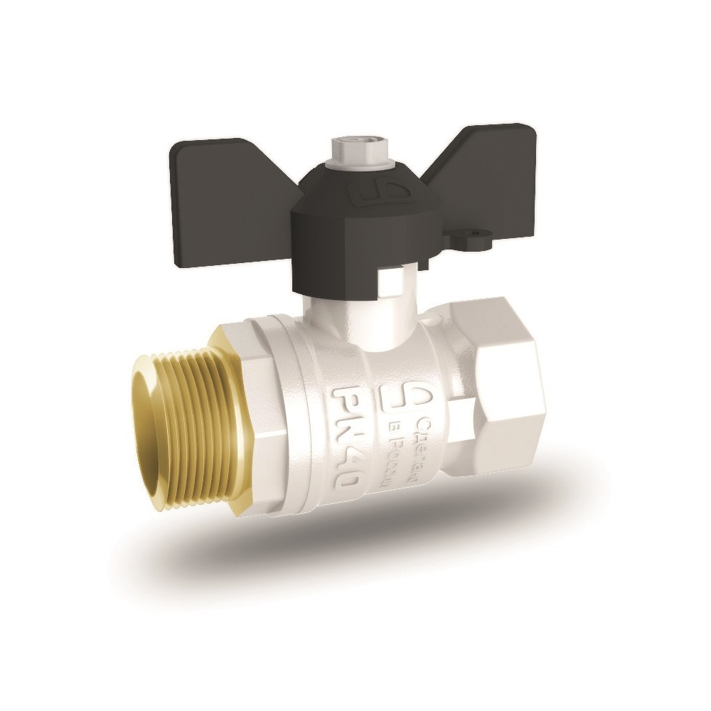 Кран шаровый 3/4" в/н бант,MP-У