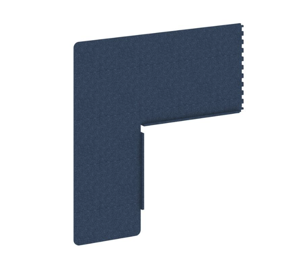 Боковая панель-ширма для стола глубиной 600 (для столешниц расположенных в ряд) AcustiX