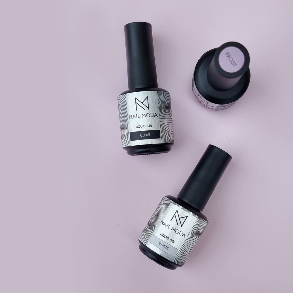 Nail Moda Liquid Gel Clear - Жидкий гель прозрачный, 15мл
