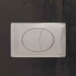 Кнопка смыва для унитаза STWORKI 230822 пластик, цвет глянцевый хром