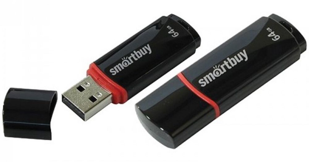 USB карта памяти 64ГБ Smart Buy Crown (черный)